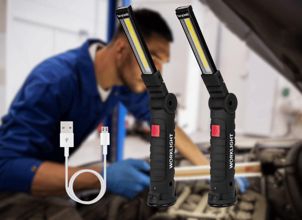 Light Up Your Workspace With a Rechargeable LED Work Light