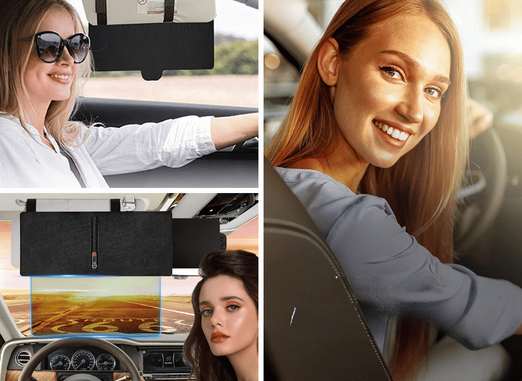 Keep the Sun Out of Your Eyes With a  Sun Visor Extender