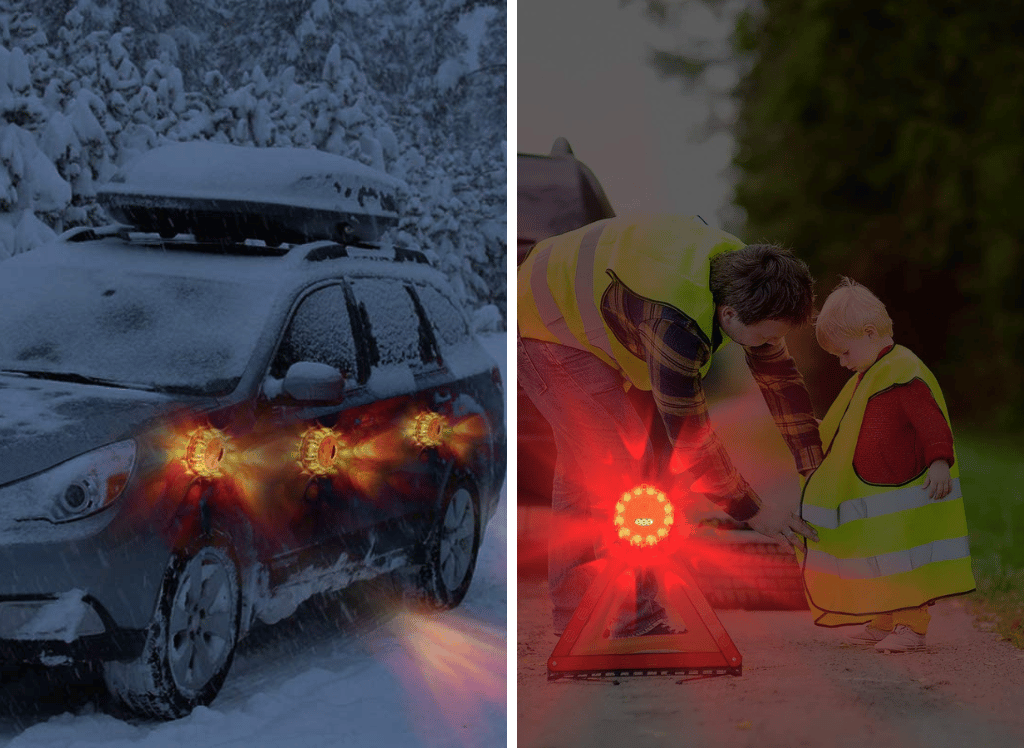 Light Up The Road With LED Road Flares