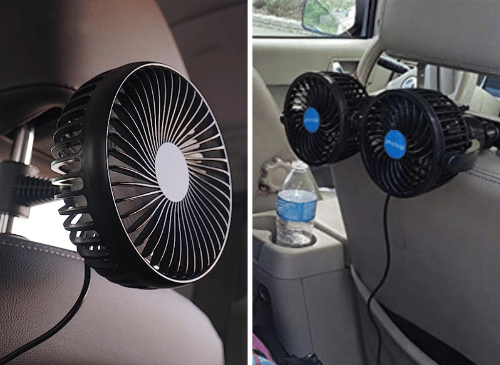 Install A Car Fan for Backseat Use To Keep Everyone Cool