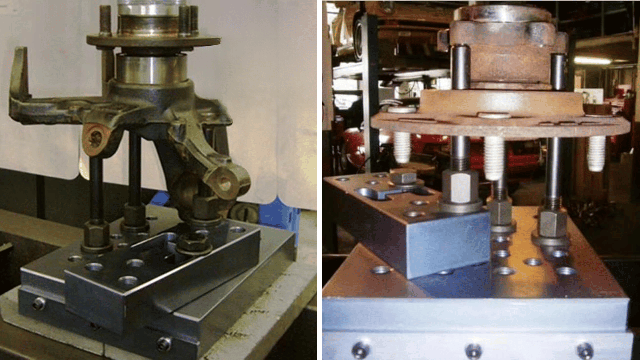 Custom Adjustable Applications With A Hydraulic Press Plate