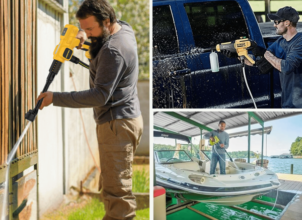 A Battery Powered Pressure Washer Is The Perfect Solution