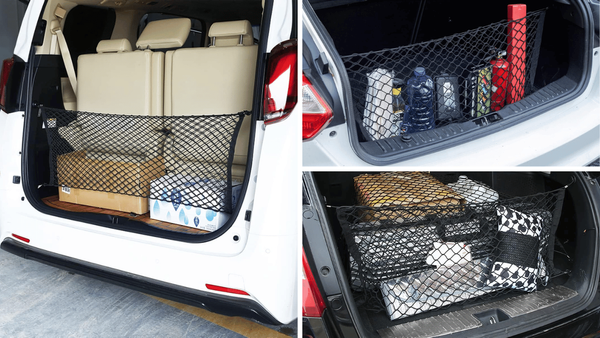 An Adjustable Cargo Net For Ultimate Car Storage Solutions