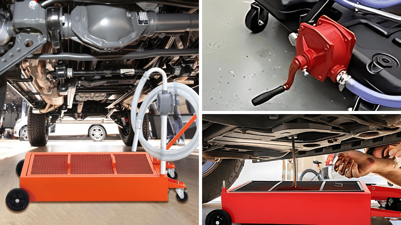 Upgrade Your Garage With The  20 Gallon Oil Drain Pan