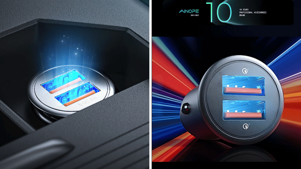 An AINOPE Car Charger Is Fast For Charging On-the-Go