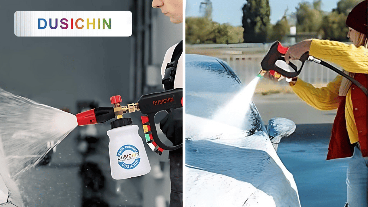 Master Your Cleaning Game With The DUSICHIN Foam Cannon Gun