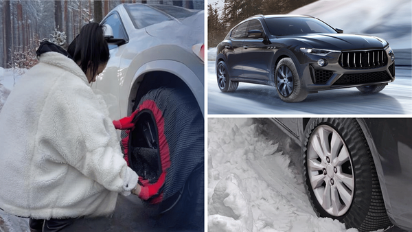 Tire Snow Socks For Safer Winter Driving